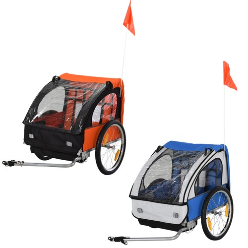 Seat child bike trailer - bike,