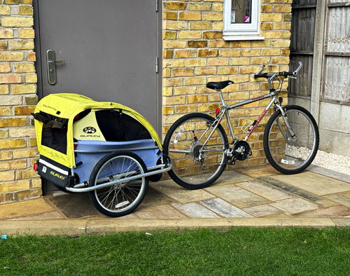 Bike and trailer unrestored