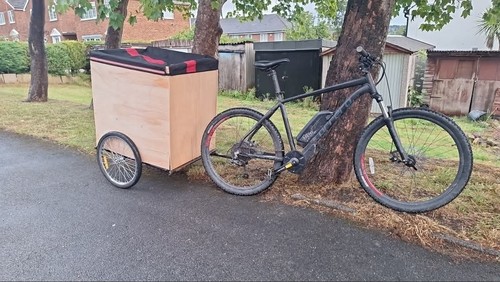 Bicycle trailer - bicycle,
