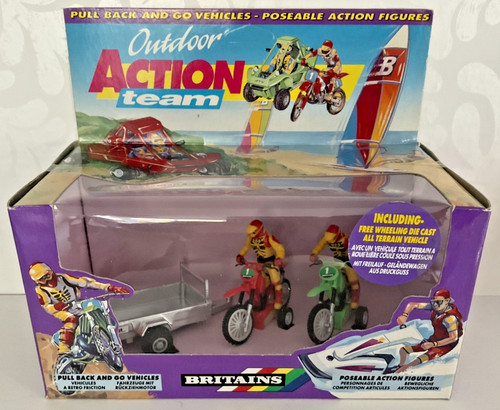 Britains 9703 moto cross bikes - britains,