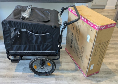 Suspension dog bike - dog, trailer