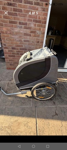 Dog bike trailer - dog,
