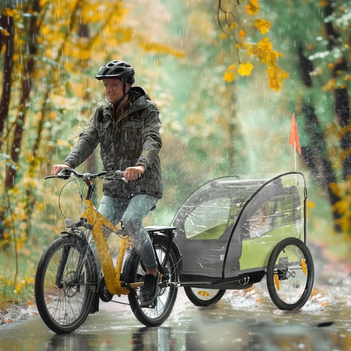 Homcom baby bike trailer - homcom,